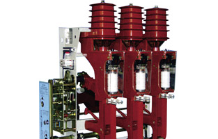 高壓負(fù)荷開關(guān)主要由隔離開關(guān)和簡單的滅弧裝置組成，功能是通斷負(fù)荷電流和過負(fù)荷電流，隔離電源保證安全檢修。高壓負(fù)荷開關(guān)一般無法斷開電流，需和高壓熔斷器串聯(lián)，借助高壓熔斷器來切斷電流。高壓負(fù)荷開關(guān)根據(jù)結(jié)構(gòu)的不同分為氣式、壓氣式、真空式和SF6式等，操作機(jī)構(gòu)有手動、電動等形式。